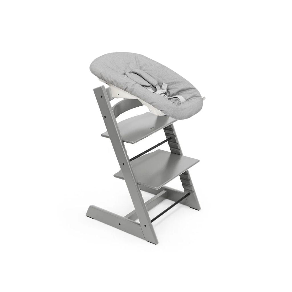 Stokke® Eetstoel Tripp Trapp® + Newborn set  + Baby set² Storm Grey