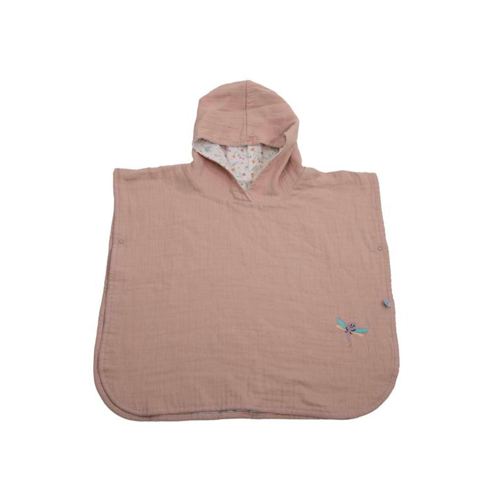 Dreambee Poncho Oscar reversible flowers