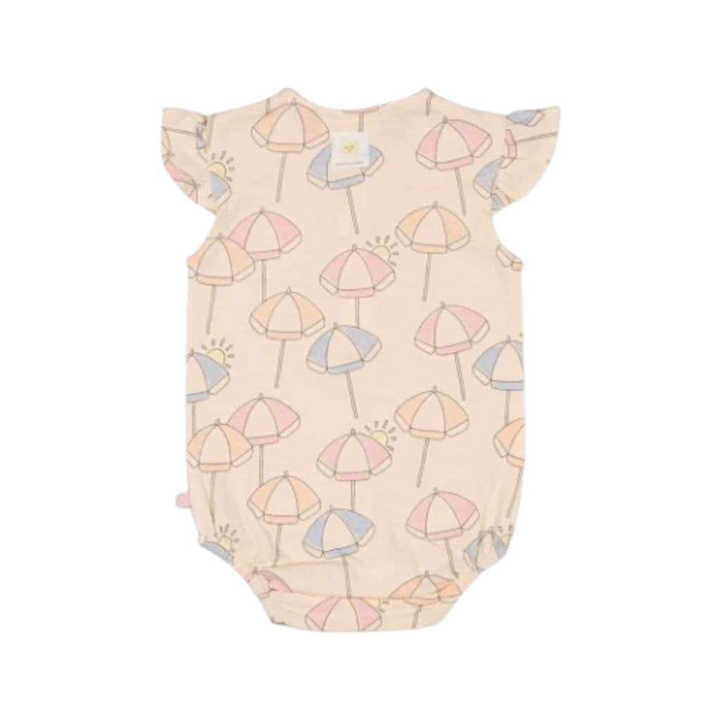 Feetje Romper AOP Sunshine m 56 Peach Meisjes