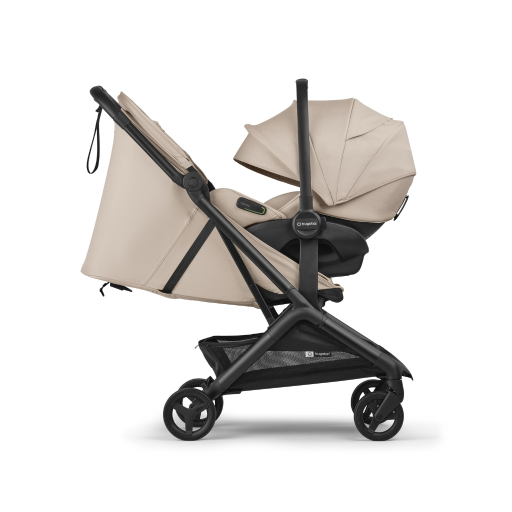 Bugaboo Draagbare autostoel Otter by Nuna R129 Groep 0+ Desert Taupe Melange