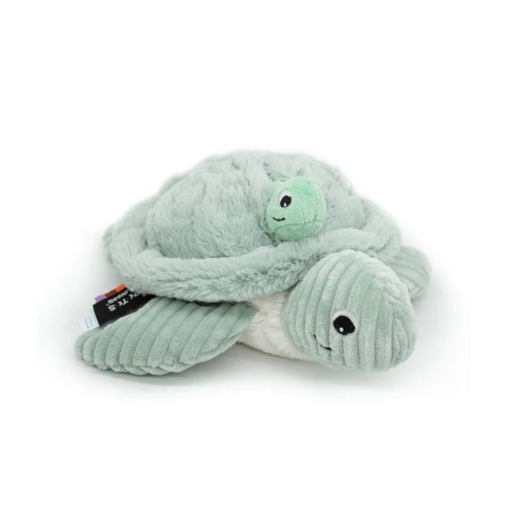 Les Déglingos Peluche Sauvenou tortue Maman et Bébé Menthe Ptipotos