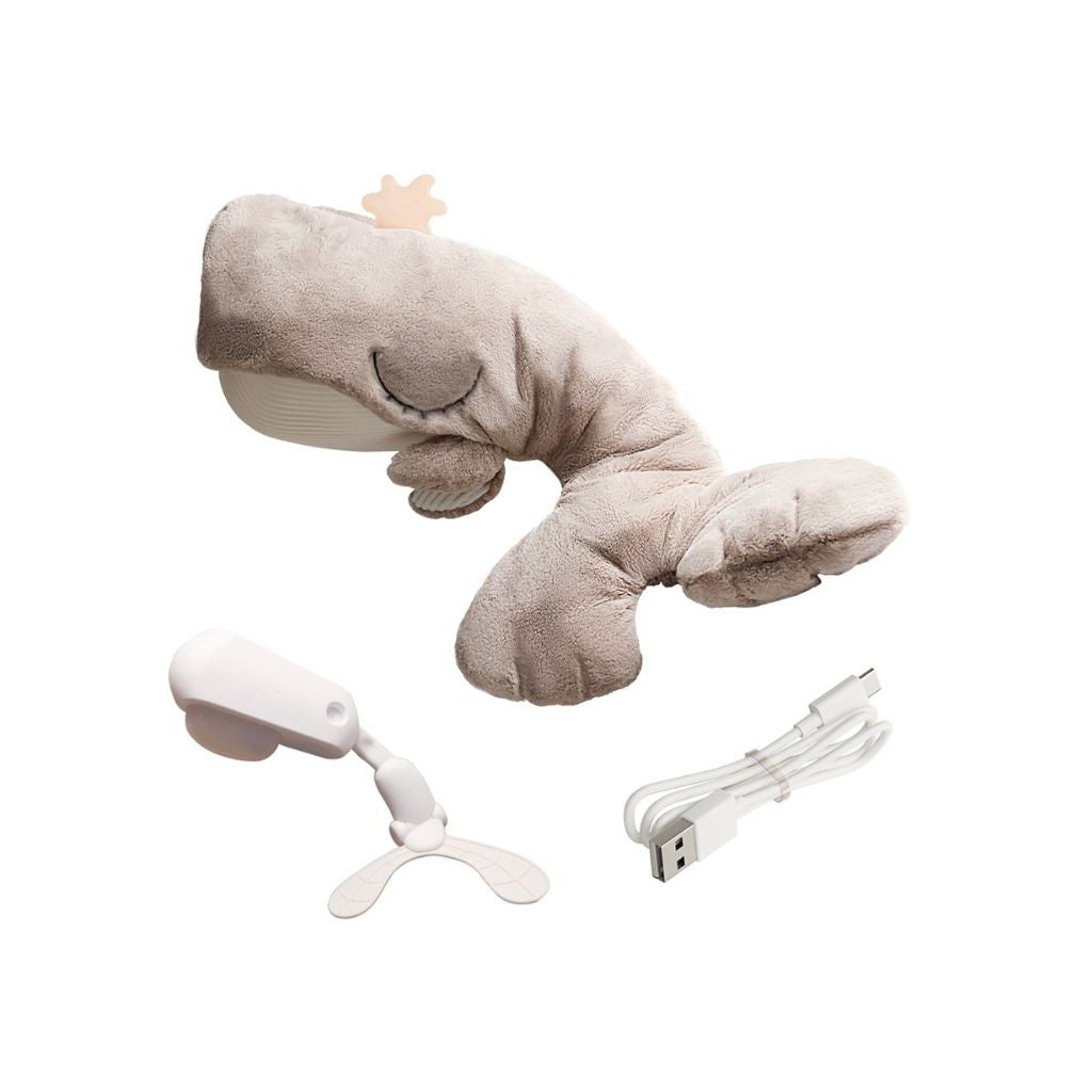Topbright Slaapknuffel Soothing Whale beige