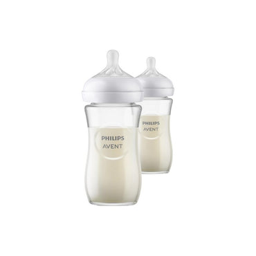 Philips AVENT Biberon en verre Natural Response transparent 240 ml - 2 pièces