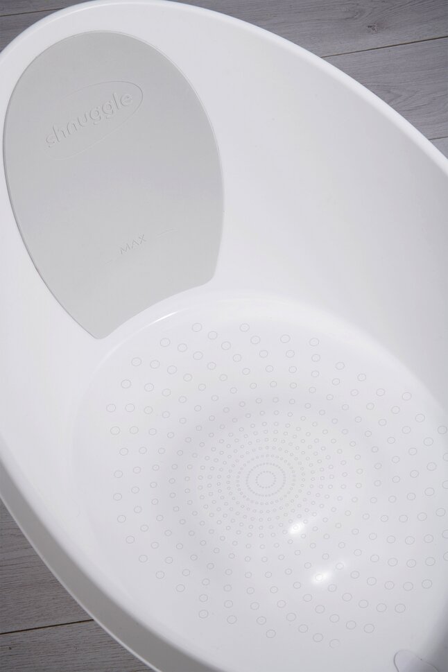 Shnuggle Baignoire pour enfants blanc-gris clair