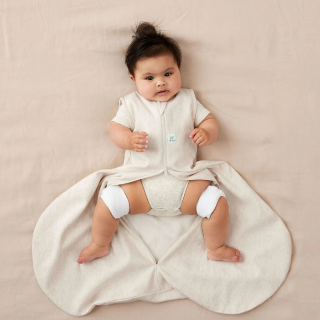 ErgoPouch Sac d'emmaillotage Cocoon Dysplasie de la hanche Oatmeal Marle 3-12m