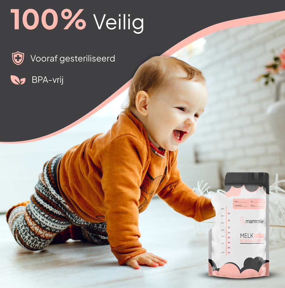 Mammie Bewaarzakjes voor moedermelk - 25 stuks