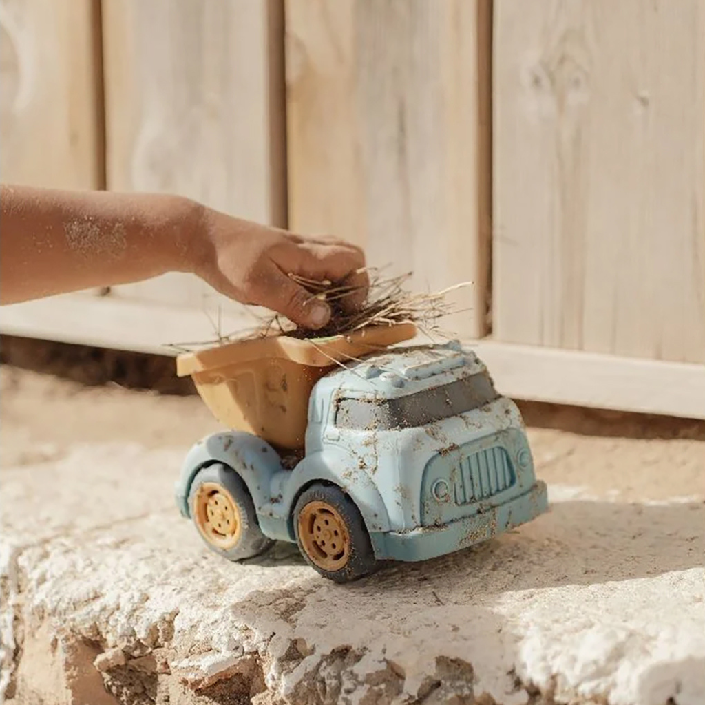 Kiepwagen blauw 17cm