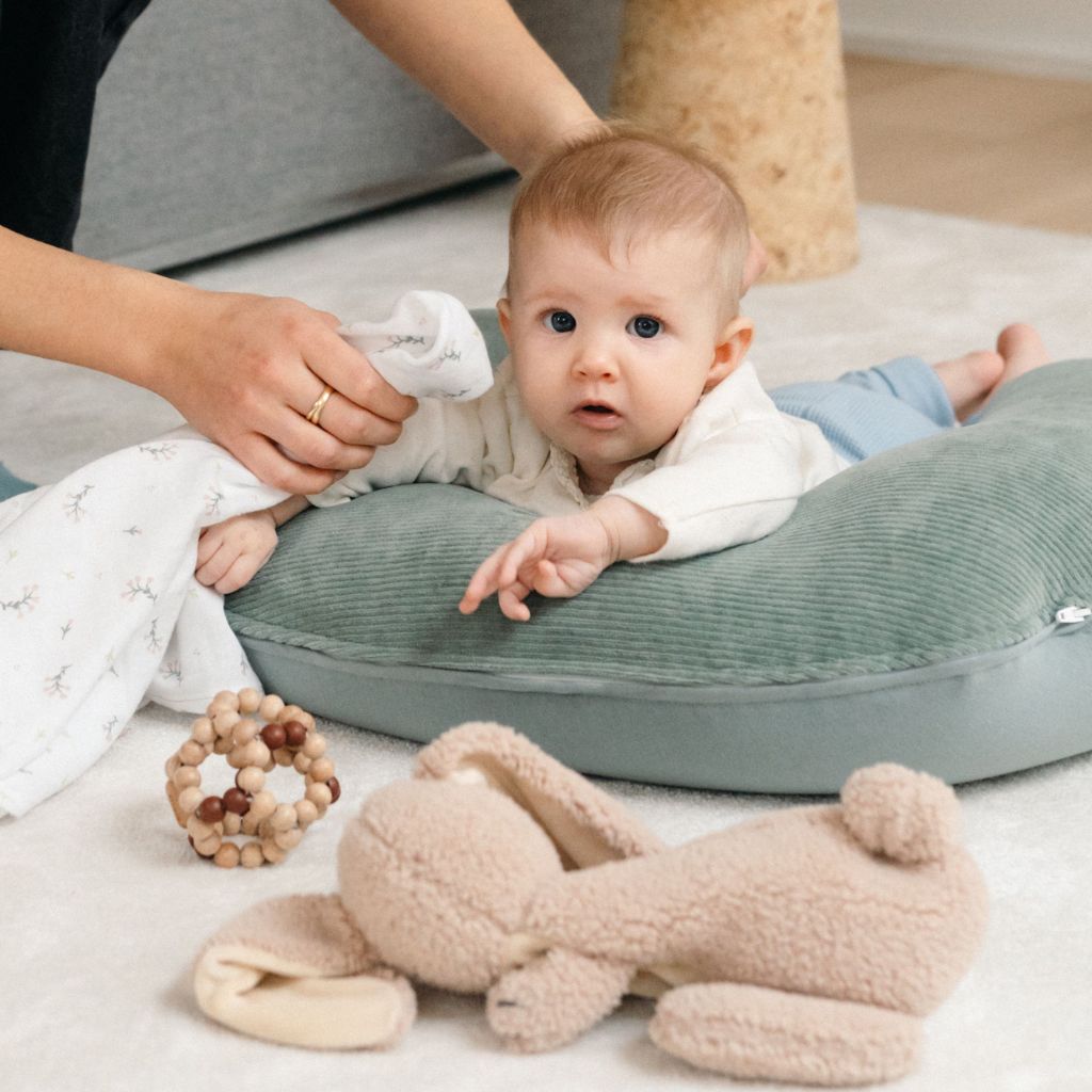 doomoo Coussin d'allaitement Softy Corduroy Green