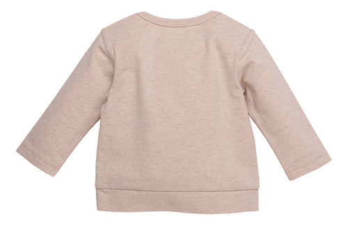 B*E*S*S T-shirt met lange mouwen Tiny Human* Melange Sand