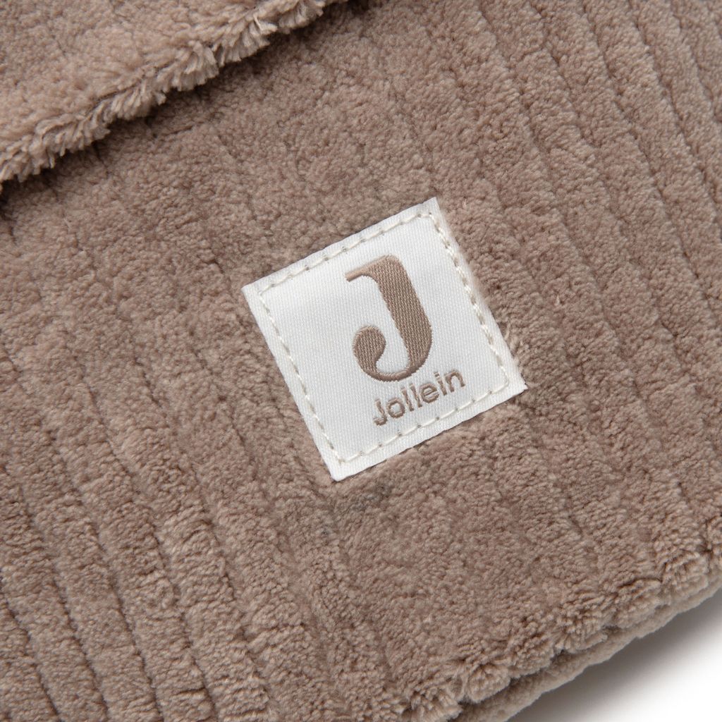 Jollein Panier de rangement Cloudy Rib Milky Coffee 14 x 18 cm