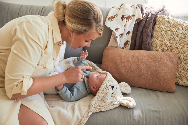 Jollein Couverture enveloppante Bunny Nougat