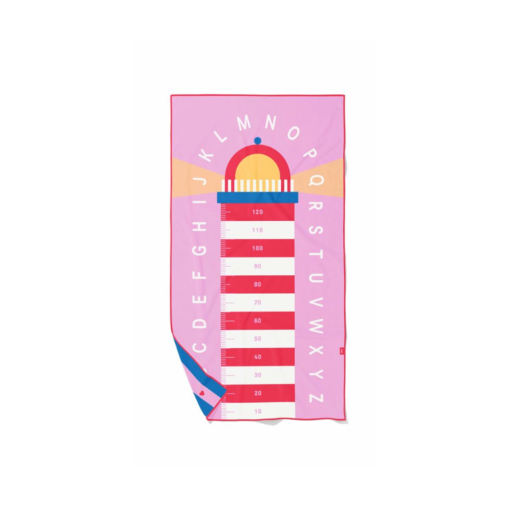 Quut Handdoek Lighthouse 70 x 140 cm Cherry