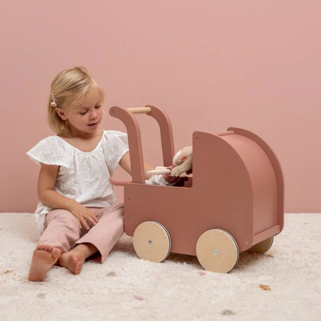 Little Dutch Poussette pour poupee Rose
