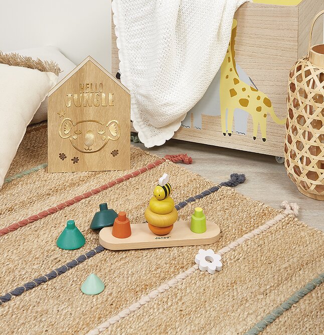 Janod Blocs en bois à empiler Forêt