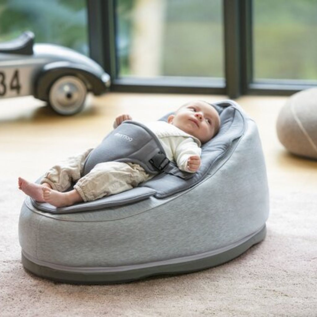 doomoo Pouf Seat 'n Swing Grey