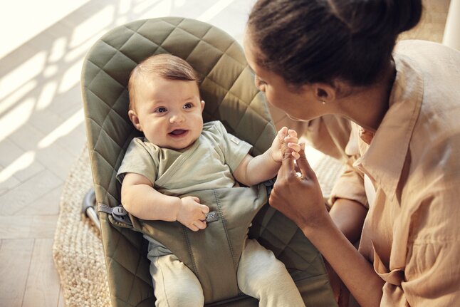 BabyBjörn Relax Bliss Classic Quilt vert foncé