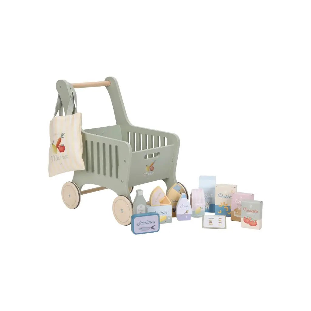 Little Dutch Houten winkelwagen