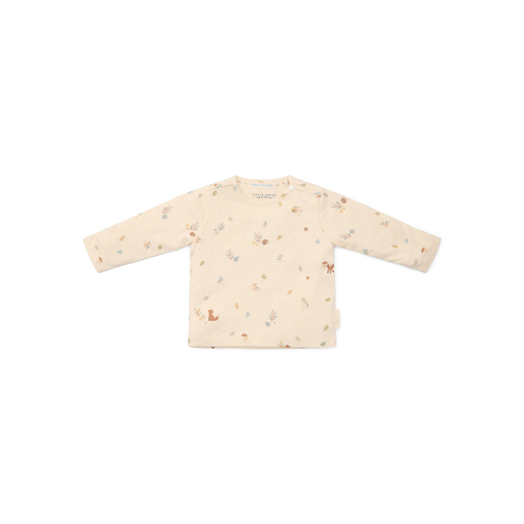 Little Dutch T-shirt met lange mouwen Forest Nature zand