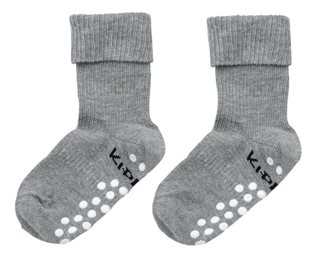 KipKep Blijf-Sokken Antislip Grey 12 tot 18 maanden