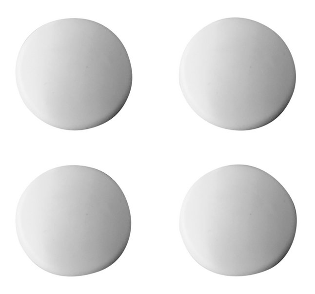 BabyDan Protection pour coins de table blanc - 4 pièces