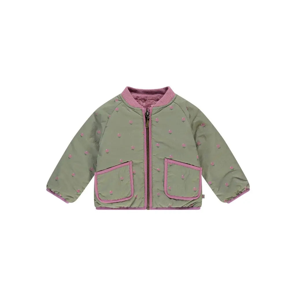 BabyFace Veste réversible lilas