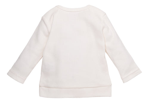 B*E*S*S T-shirt à longues manches Tiny* Off White