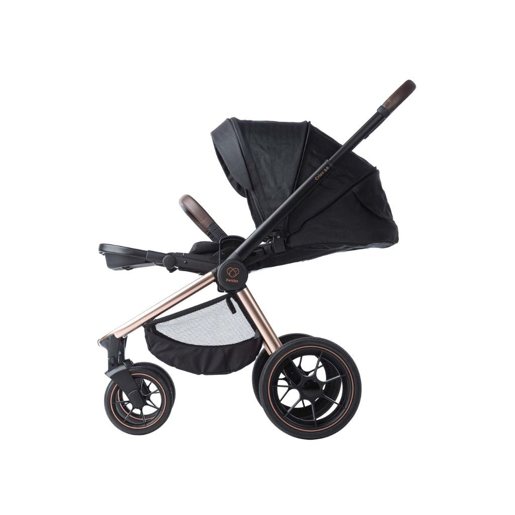 Pericles Wandelwagen Crios 3.0 Rose Gold / Anthracite + regenhoes