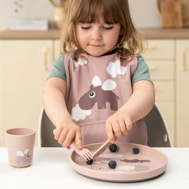 Done by Deer Fourchette, cuillère et couteau Happy dots Powder