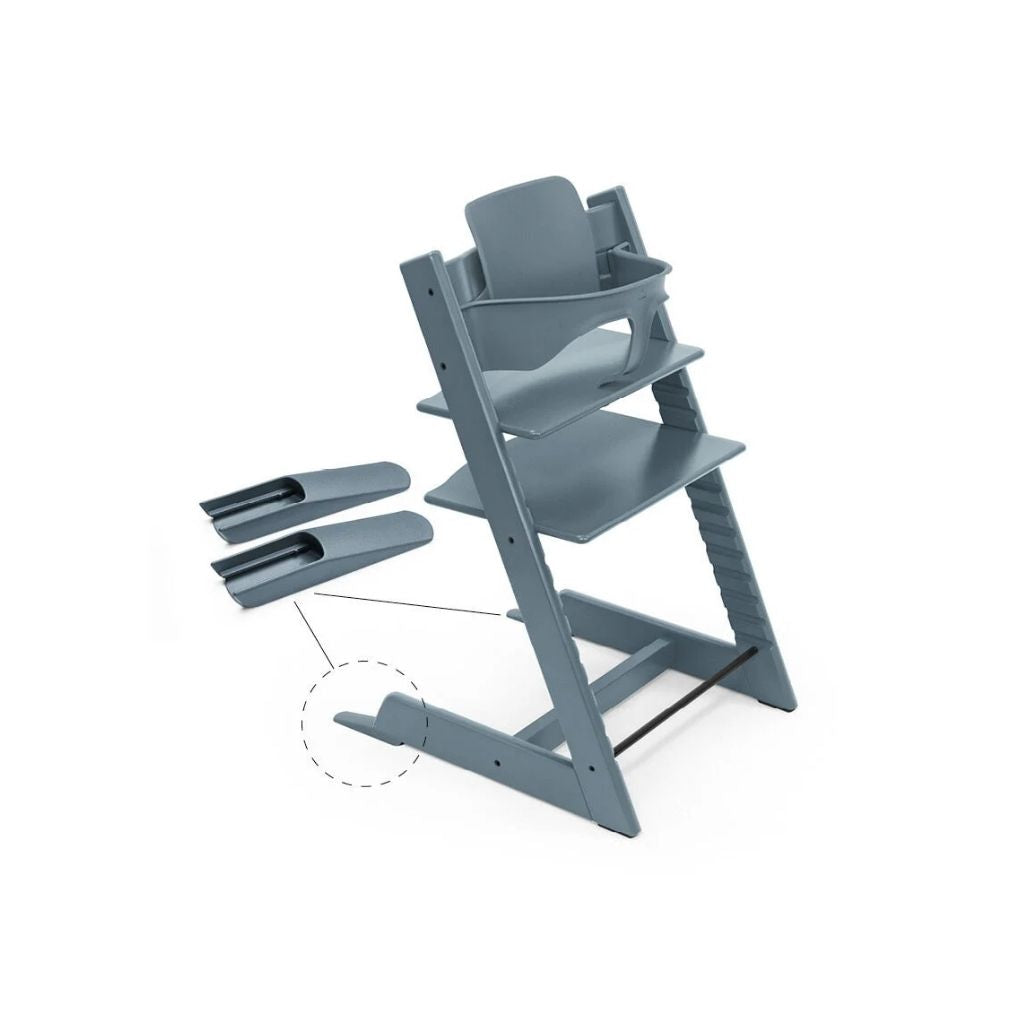 Stokke® Eetstoel Tripp Trapp® + beugel Baby Set² Fjord Blue