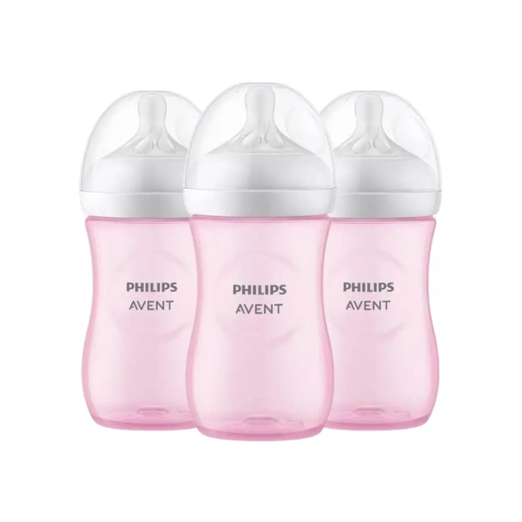 Philips AVENT Zuigfles Natural Response roze 260 ml - 3 stuks