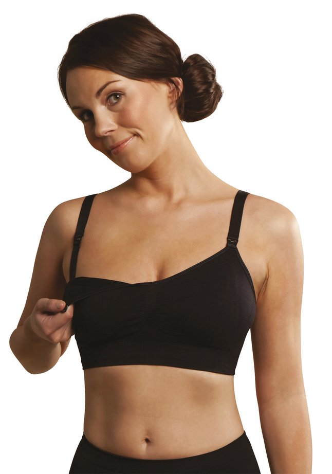 Carriwell Soutien-gorge d'allaitement 2.0 sans couture noir