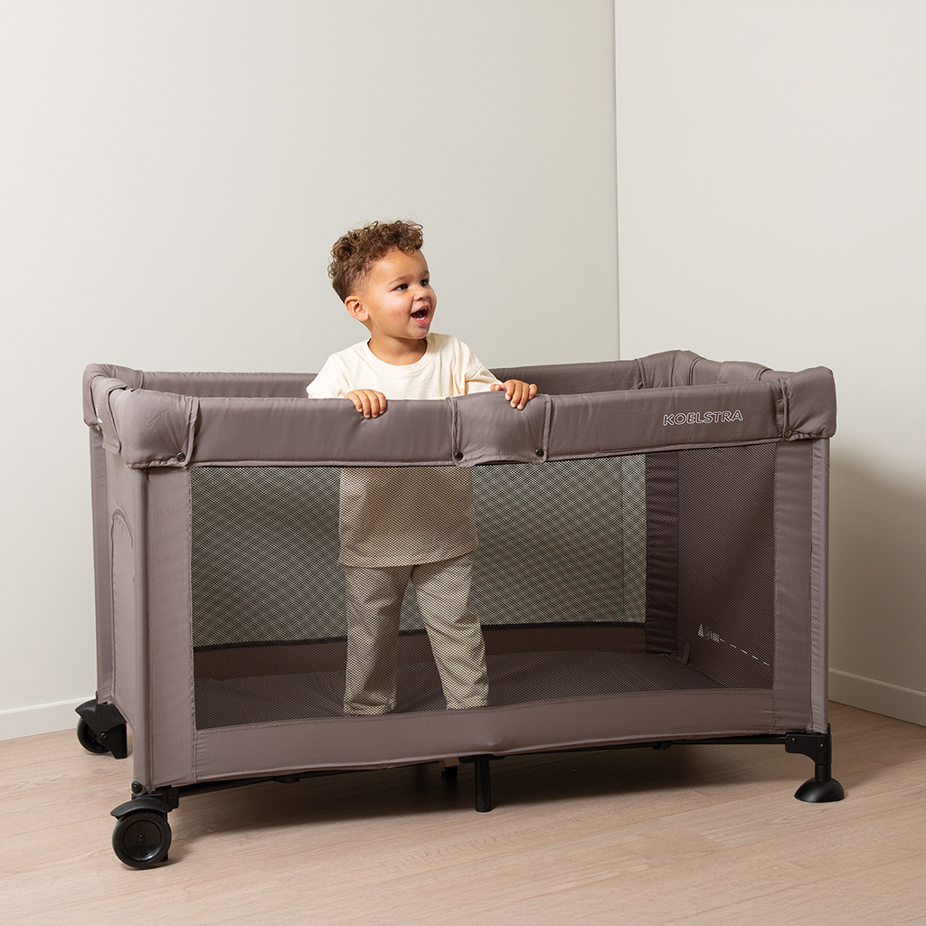 Koelstra Reisbed Travelsleeper T5 met verstelbare bodem Truffle Grey