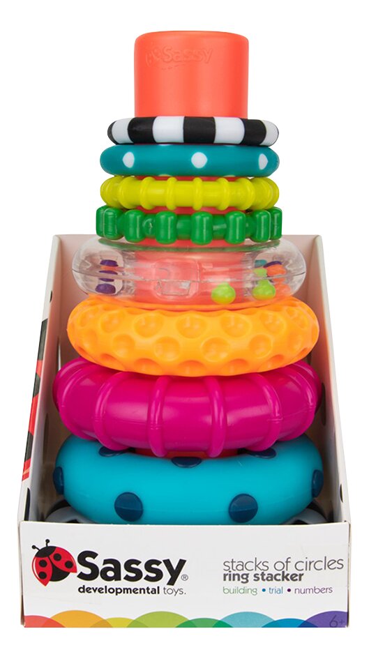 Sassy Anneaux à empiler Stacks of Circles