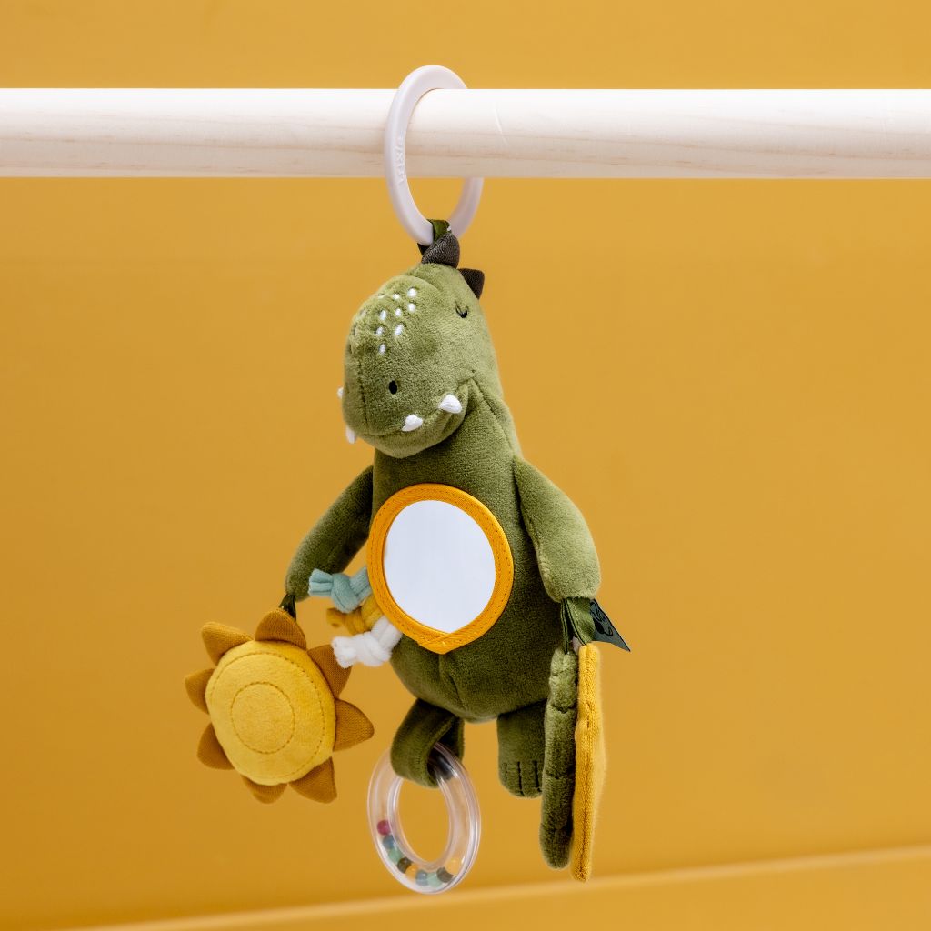 Trixie Baby Hangend activiteitenspeeltje Mr. Dino groen