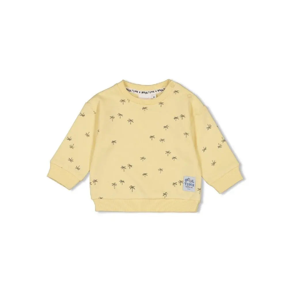 Feetje Sweater AOP Pool Time m 68 Lemon Jongens