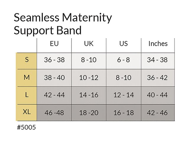 Carriwell Ceinture de maintien sans couture noir XL