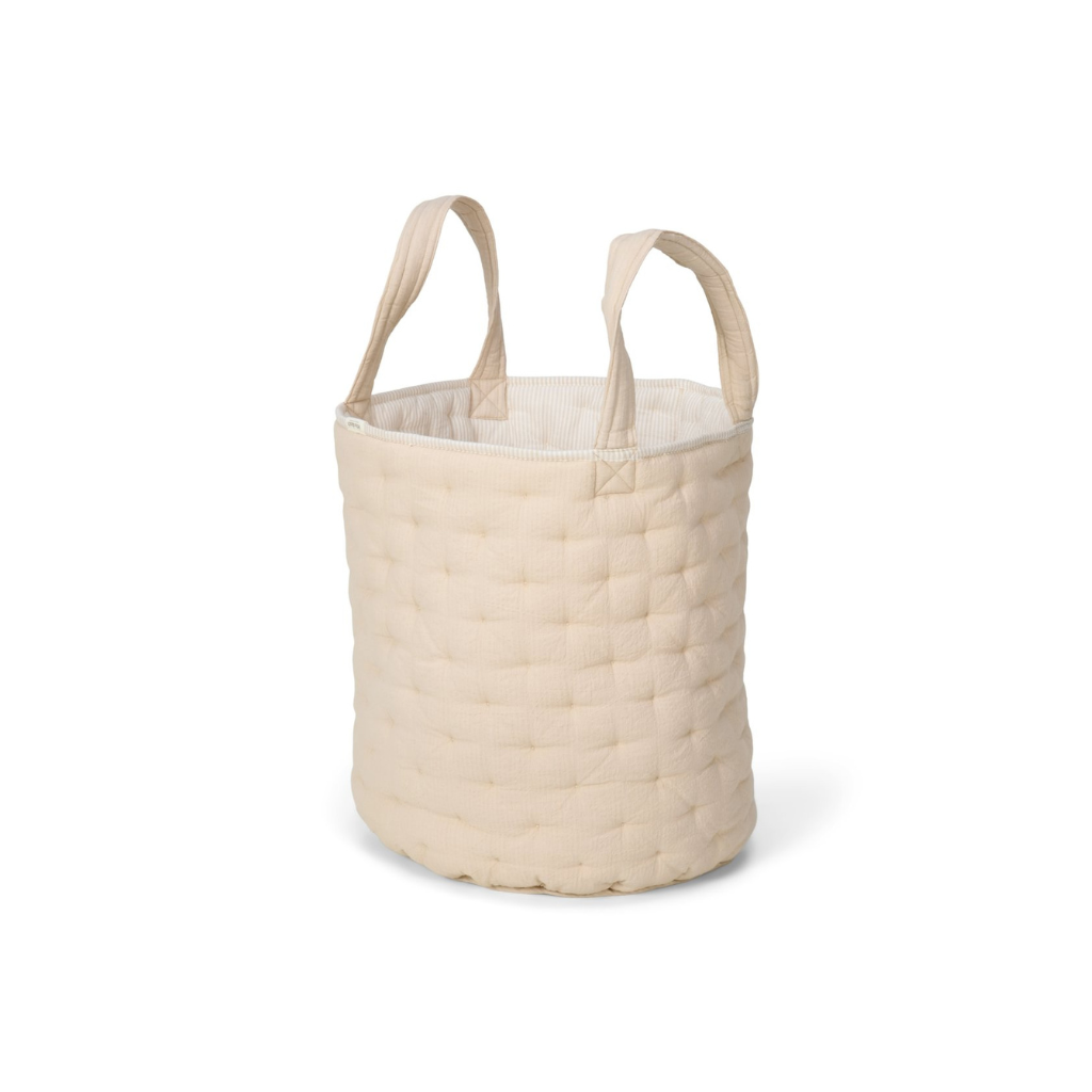 Little Dutch Opbergmand groot Pure Soft Beige Stripes