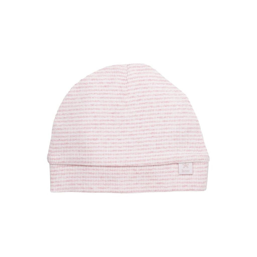 B*E*S*S Bonnet Pinstripe Pink de 1 mois à 6 mois