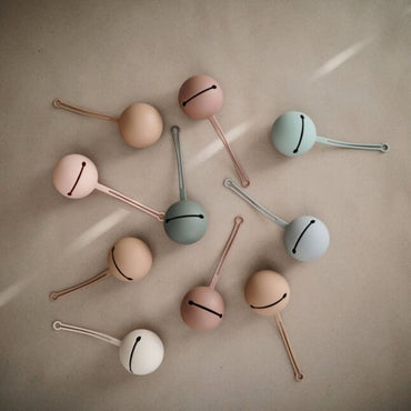 Mushie Étui pour sucette Cambridge Blue