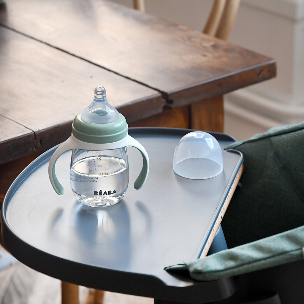 Béaba Gobelet d'apprentissage 2-en-1 210 ml Sage Green