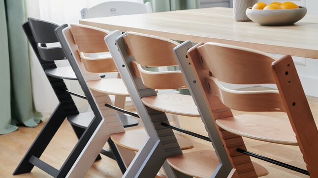 Kinderkraft Chaise haute Enock Black