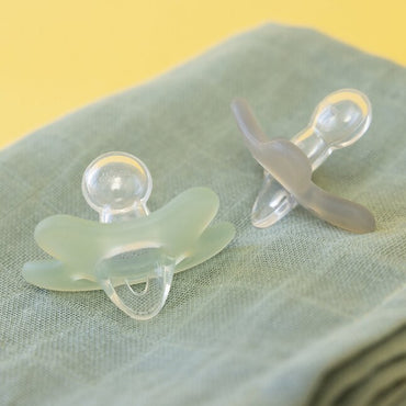 Difrax Fopspeen + 6 maanden Natural Stone/Sage