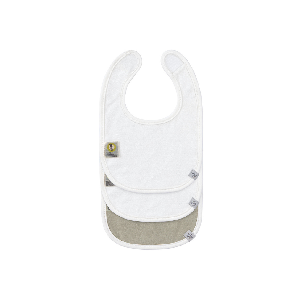 Lässig Bavoir Happy Fruits Khaki - 3 pièces