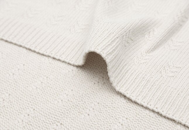 Jollein Deken voor bed Grain Knit Oatmeal