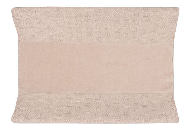 Jollein Housse pour matelas à langer Grain Knit Wild Rose