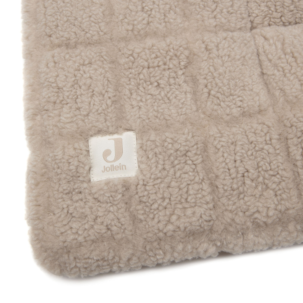 Jollein Tapis de parc Box Teddy Warm Sand 75 x 95 cm