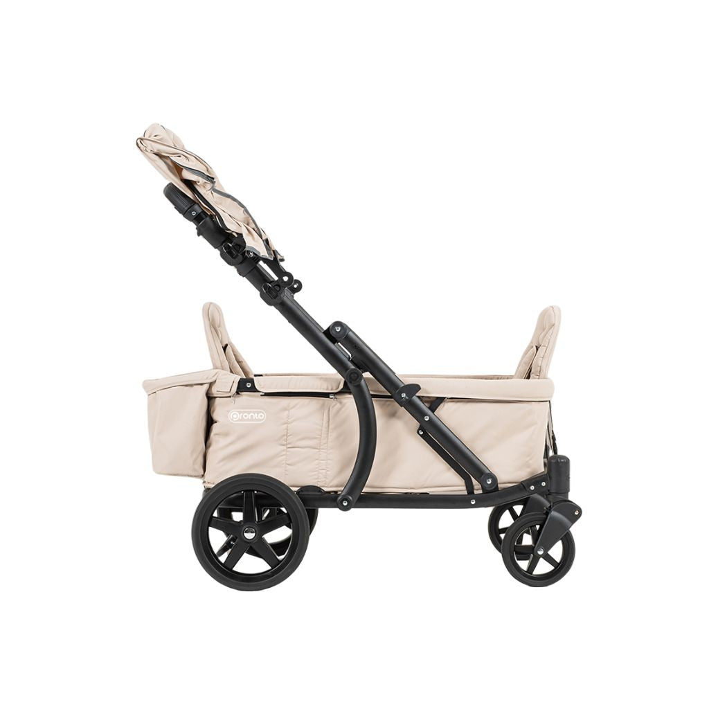 Pronto Stroller Bolderkar Sand Beige + bekerhouder