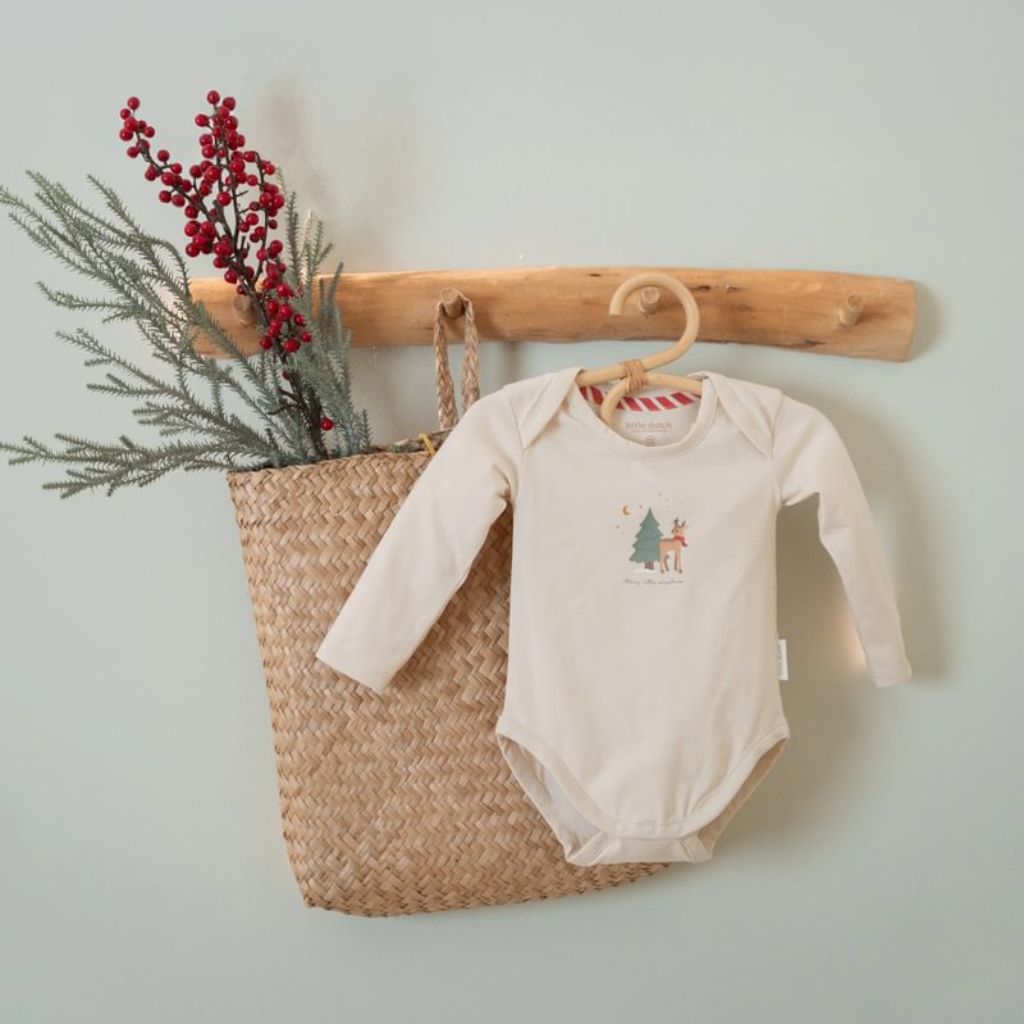 Little Dutch Romper lange mouw Little Christmas 62/68 - 2 stuks