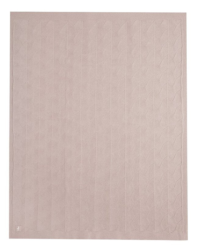 Jollein Couverture pour berceau ou parc Shell Knit Wild Rose