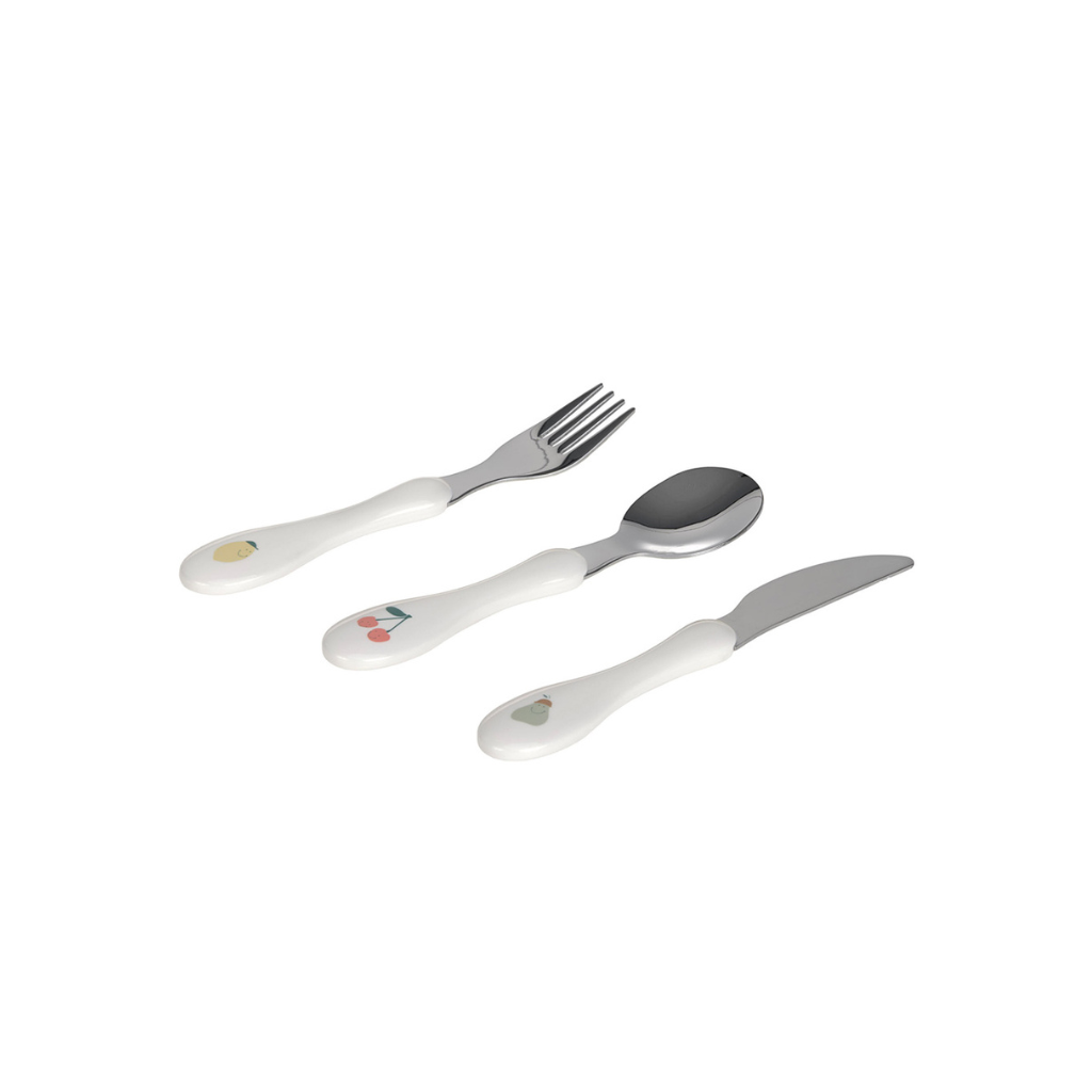 Lässig Fourchette, cuillère et couteau Happy Fruits